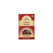 Box of BAPS Amrut Garam Masala on a white background