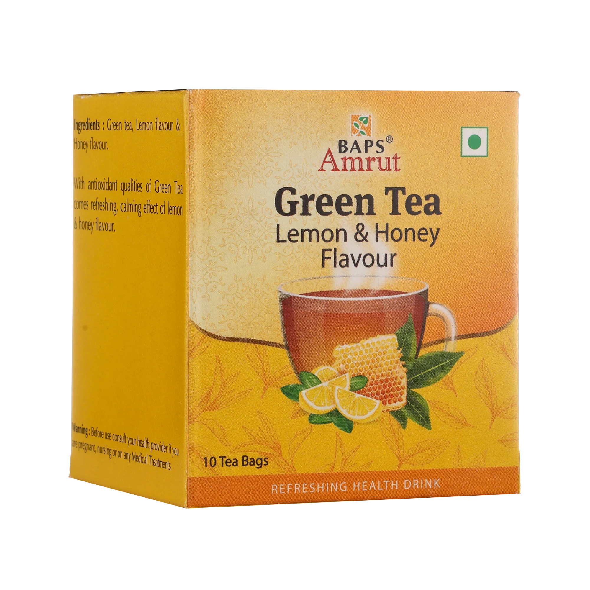 Green Tea with Lemon & Honey Flavour