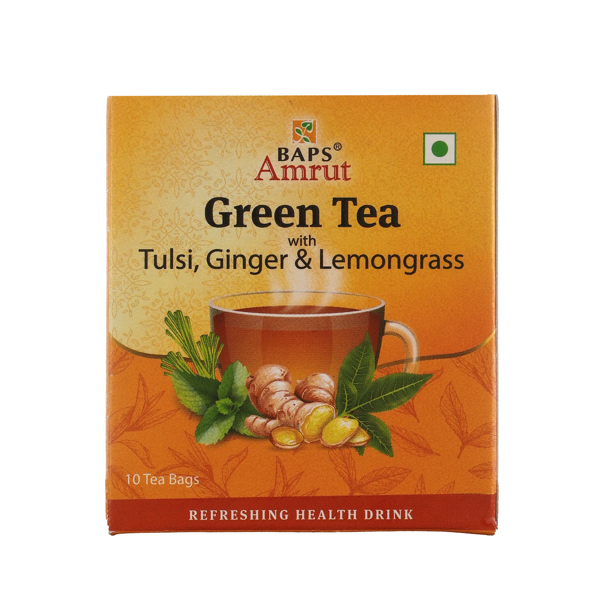 Green Tea with Tulsi, Ginger & Lemongrass