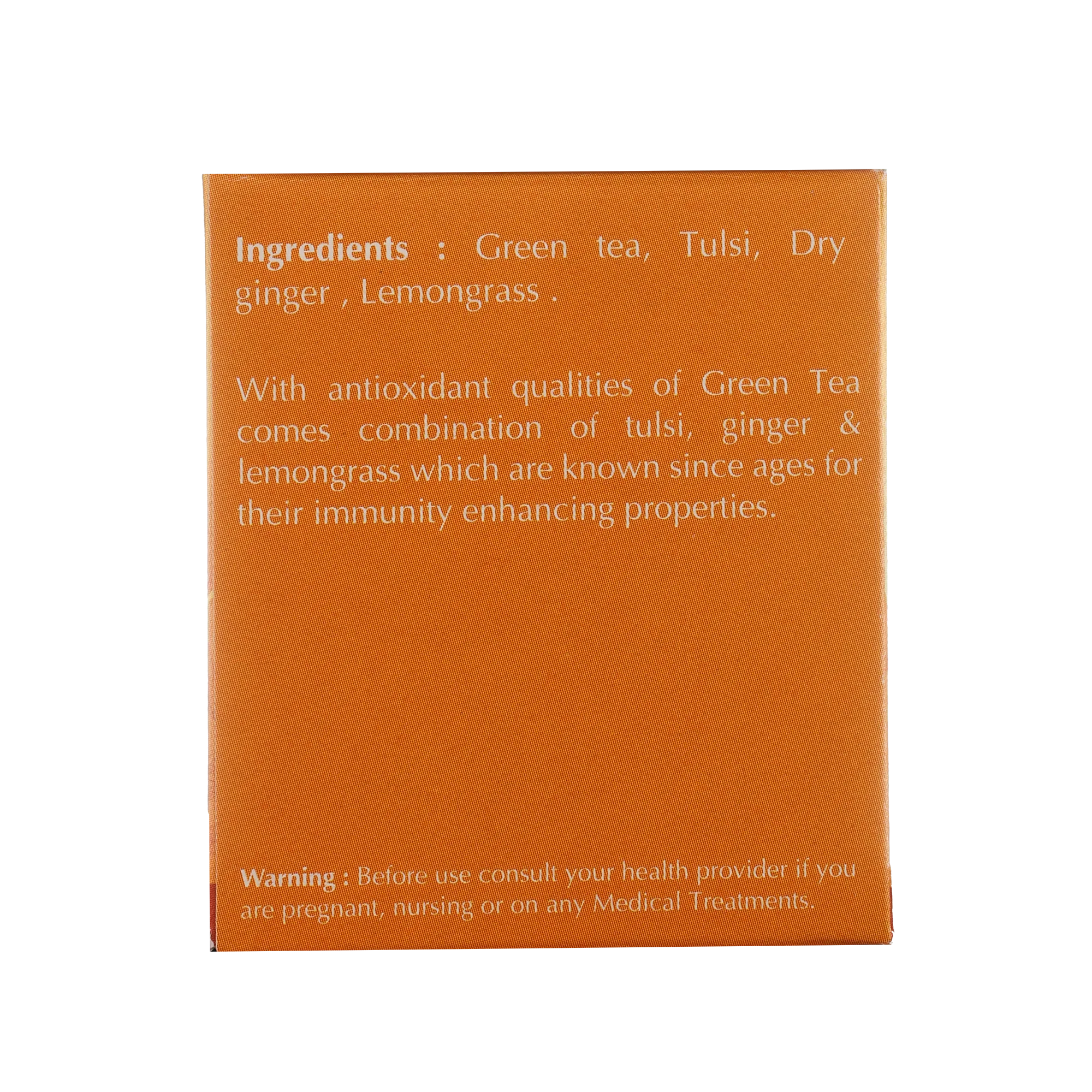 Green Tea with Tulsi, Ginger & Lemongrass