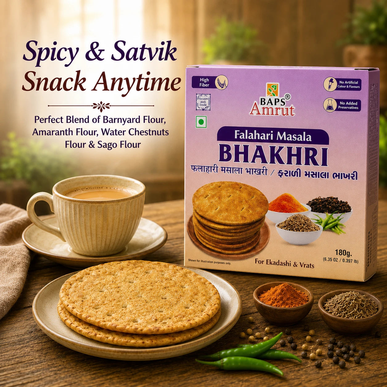 Masala Falahari Bhakhri