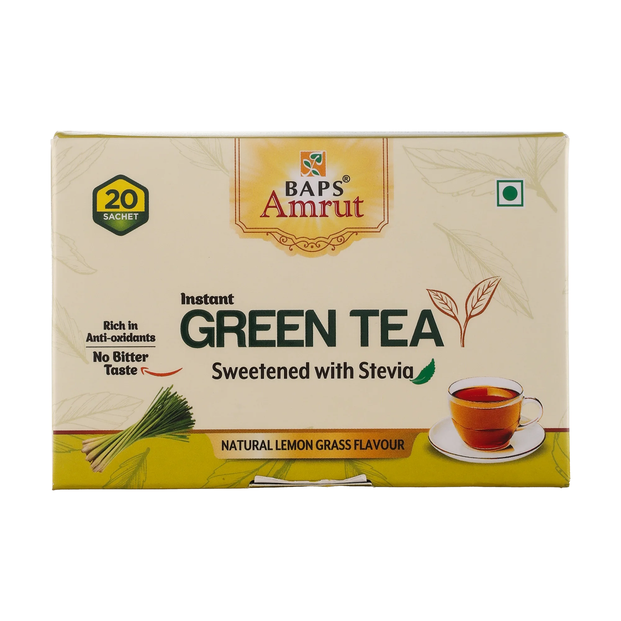 Instant Green tea Lemongrass flavour