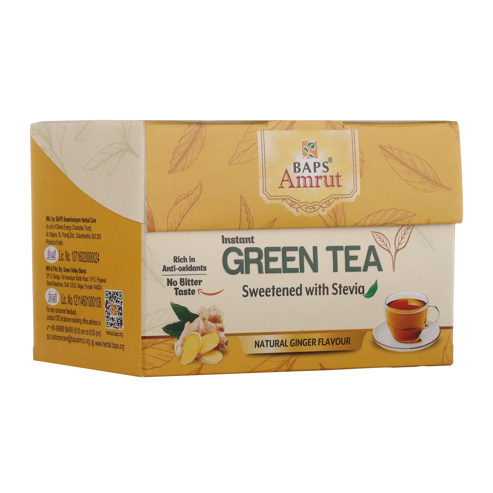 Instant Green tea Ginger flavour