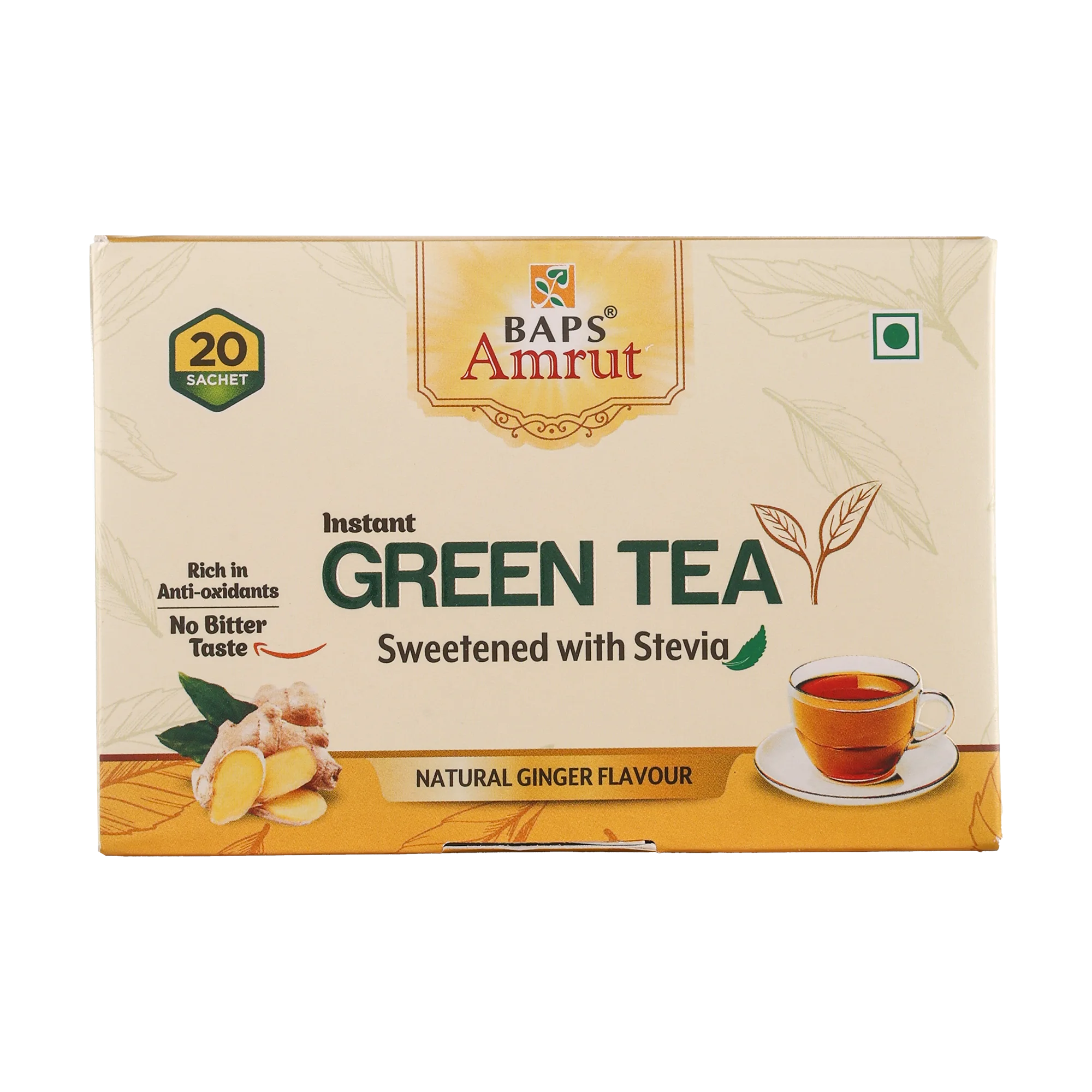 Instant Green tea Ginger flavour