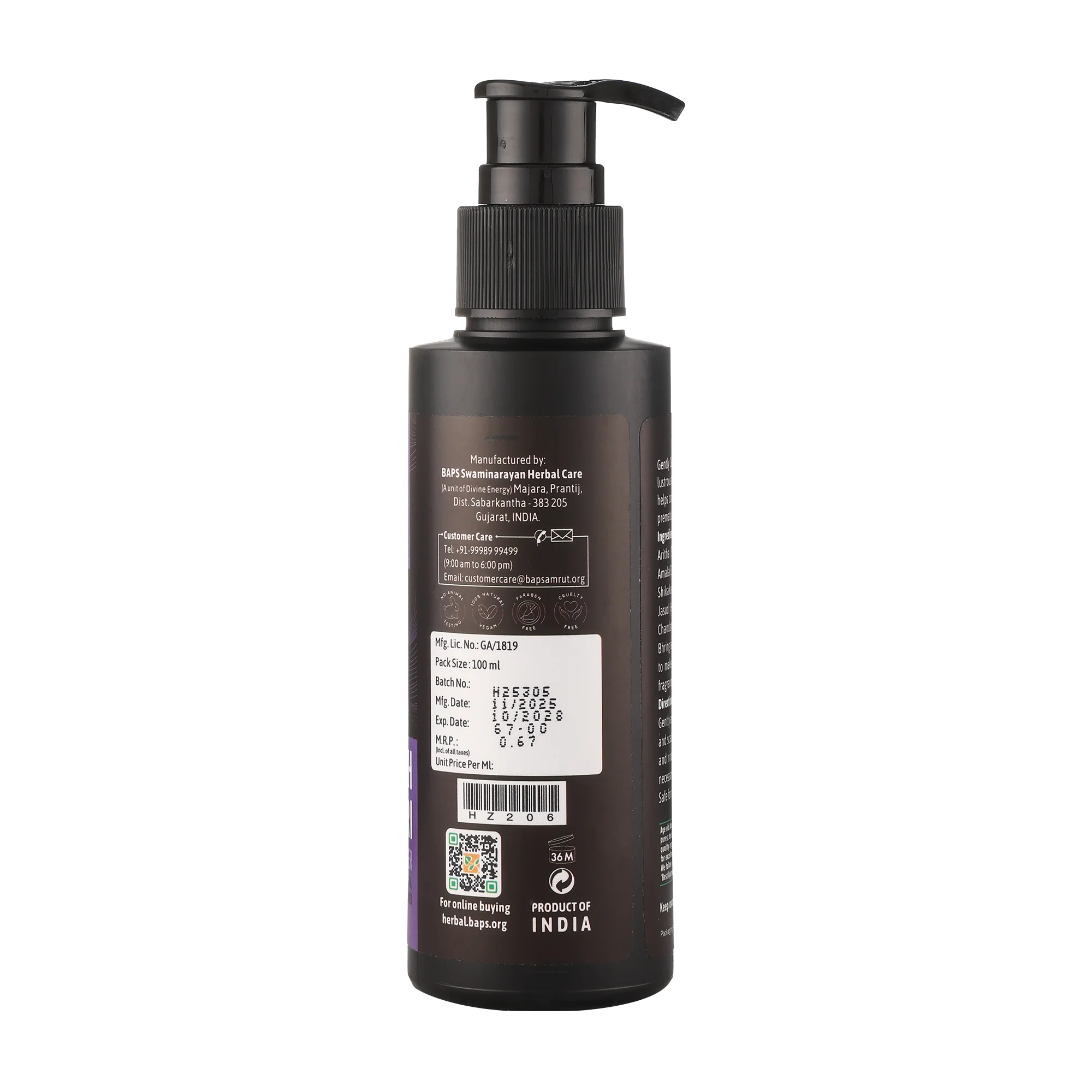 Keshmadhuri Shampoo- Herbal Hair Cleanser with Traditional Botanicals
