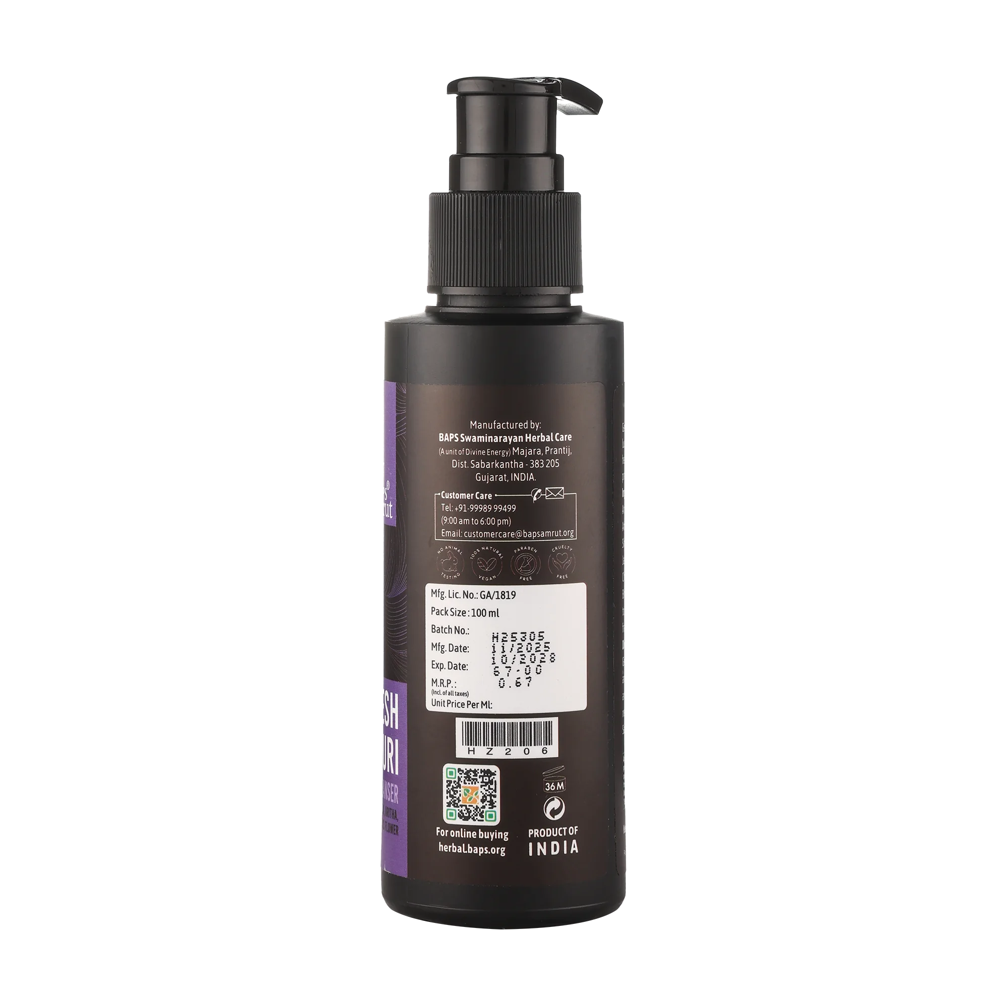 Keshmadhuri Shampoo- Herbal Hair Cleanser with Traditional Botanicals