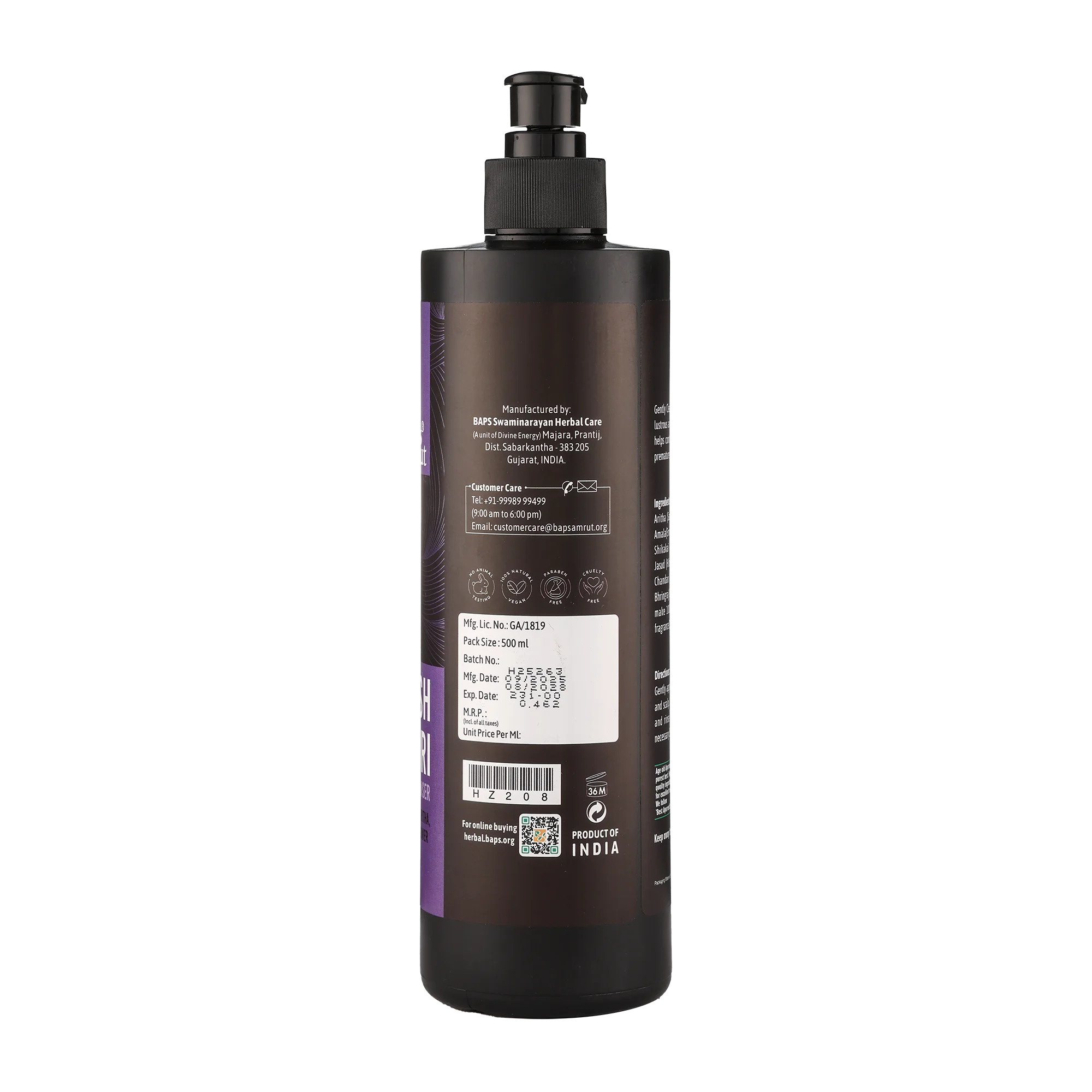 Keshmadhuri Shampoo- Herbal Hair Cleanser with Traditional Botanicals