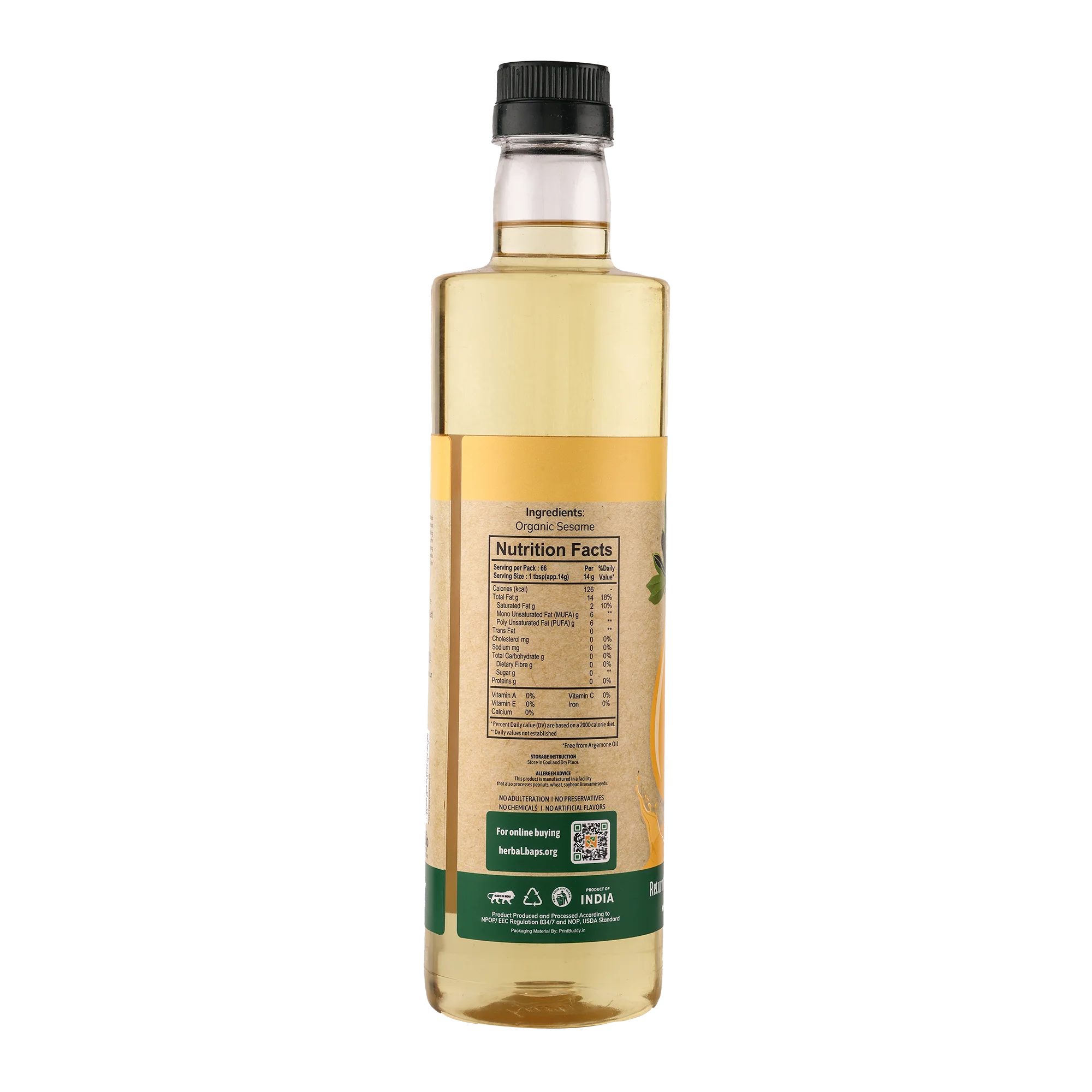 Organic Til Seed Oil