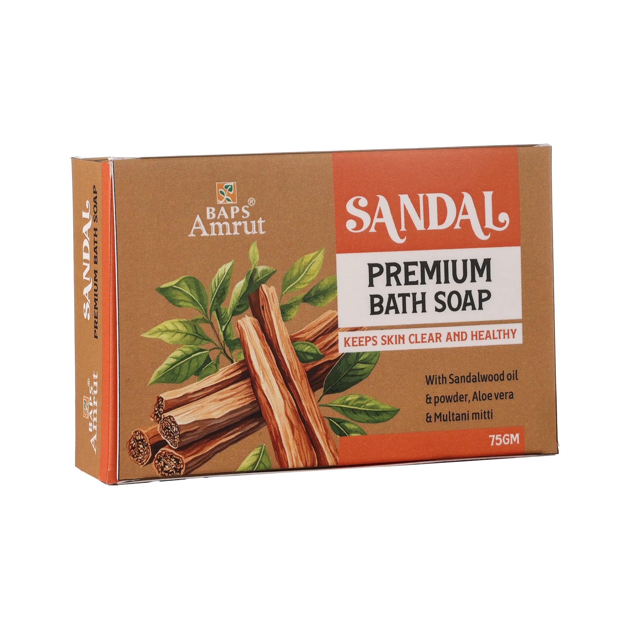 Sandal Soap- Sandalwood Herbal Bath Soap for Daily Skin Care