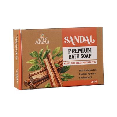 Sandal Soap- Sandalwood Herbal Bath Soap for Daily Skin Care