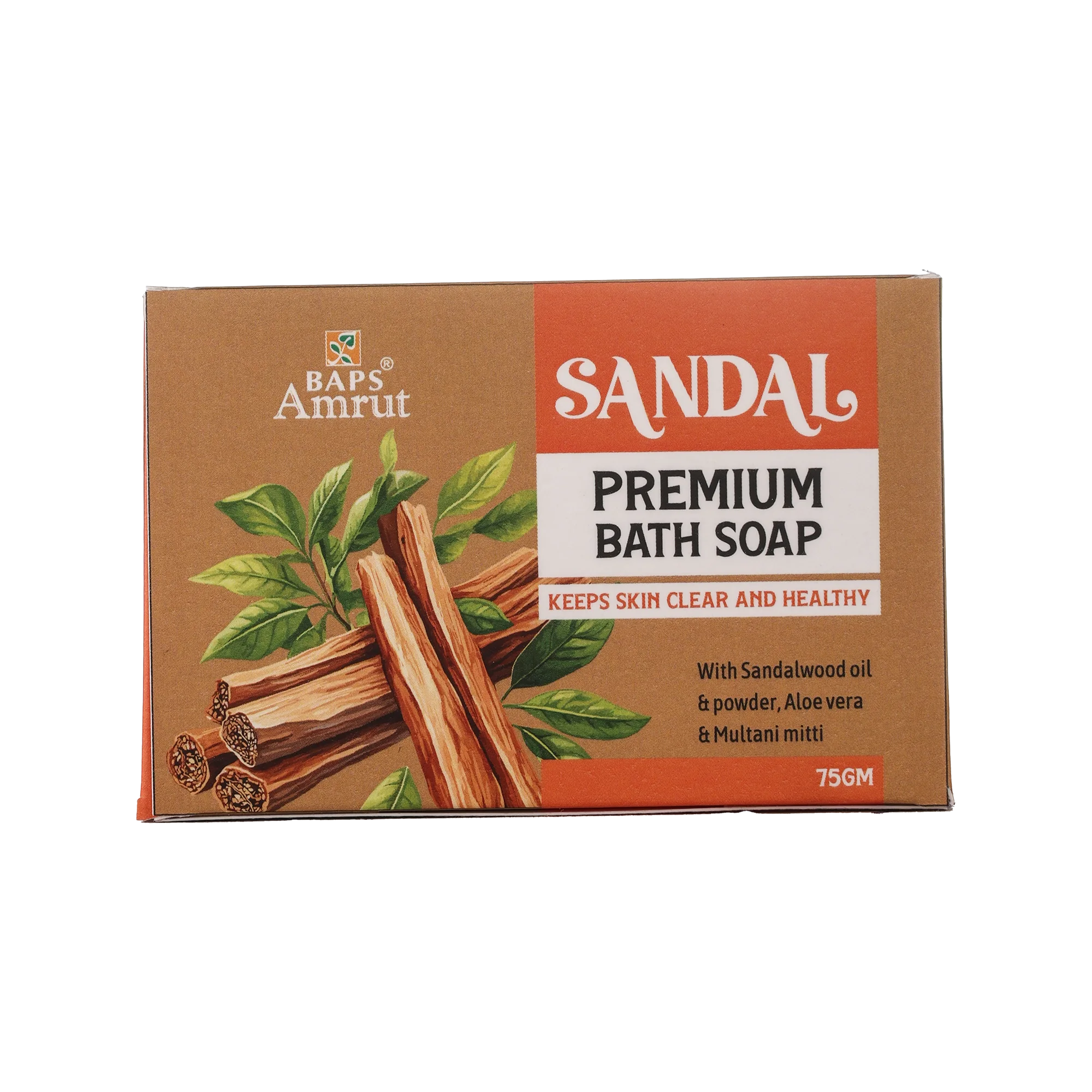 Sandal Soap- Sandalwood Herbal Bath Soap for Daily Skin Care