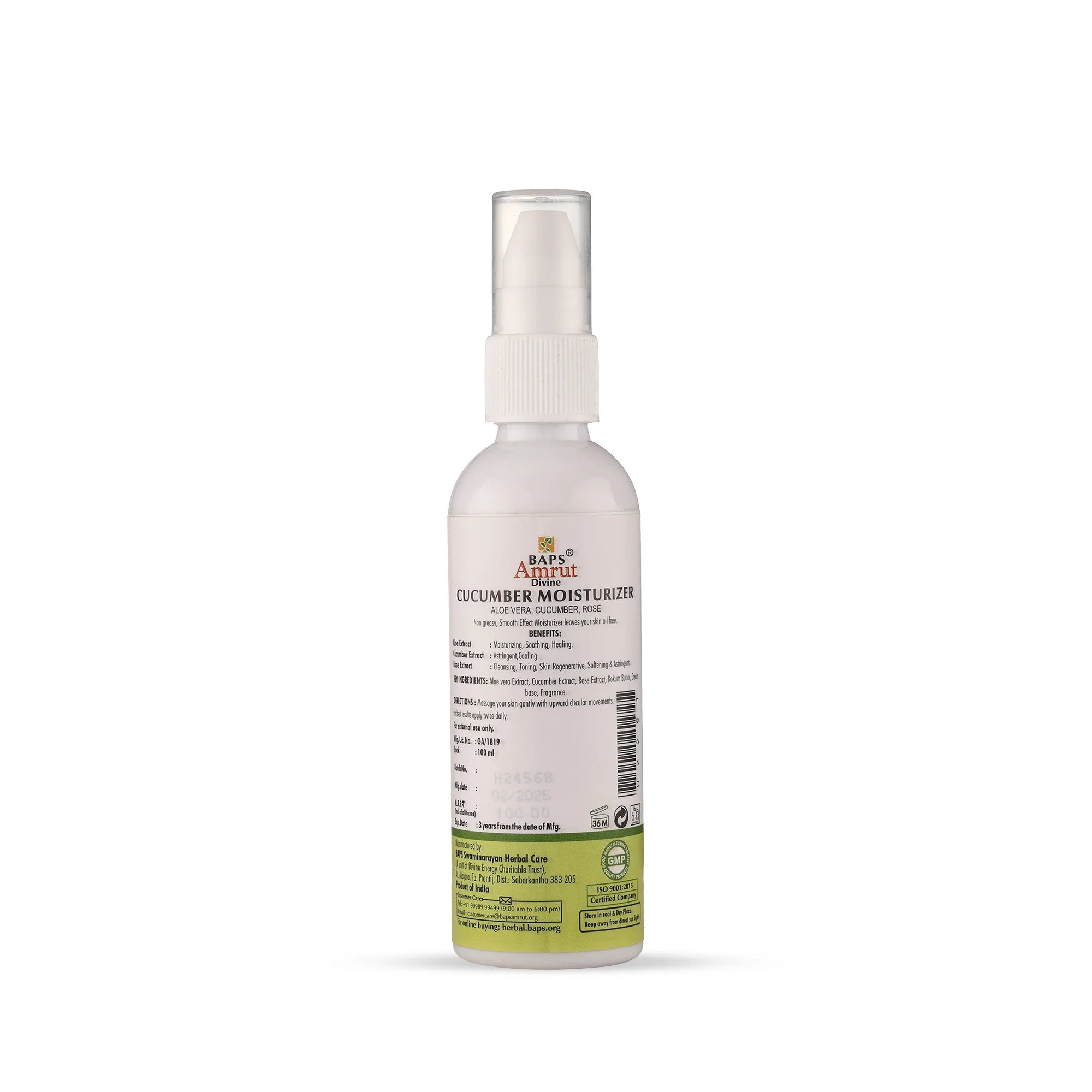 Moisturizer Cucumber Lotion