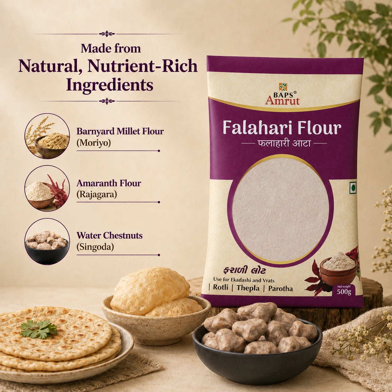 Falahari Flour- Satvik Kitchen Multigrain Fasting Flour