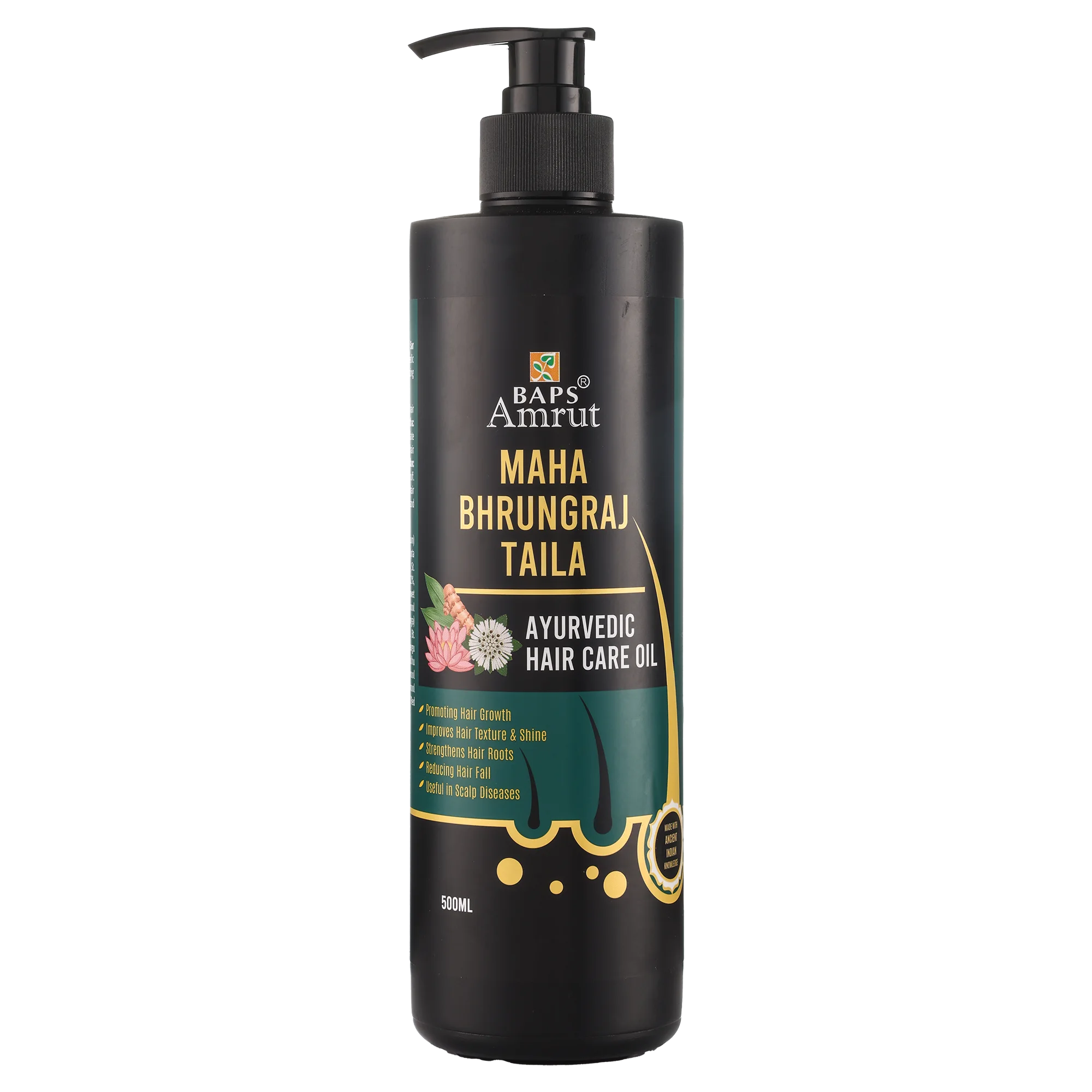 Mahabhringraj Oil- Ayurvedic Herbal Hair Oil with Bhringraj