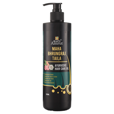 Mahabhringraj Oil- Ayurvedic Herbal Hair Oil with Bhringraj