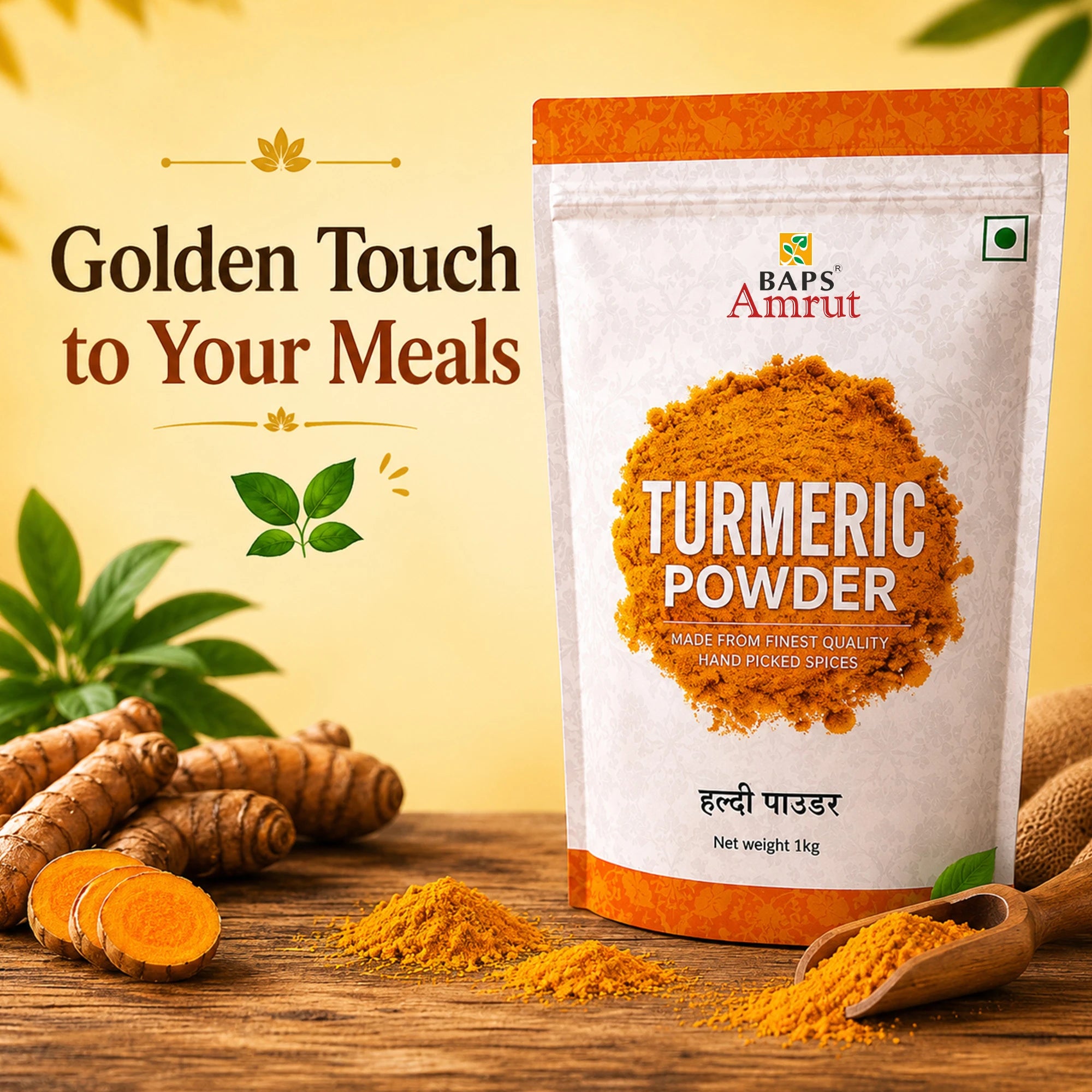 Turmeric Powder- Satvik Kitchen Turmeric Spice