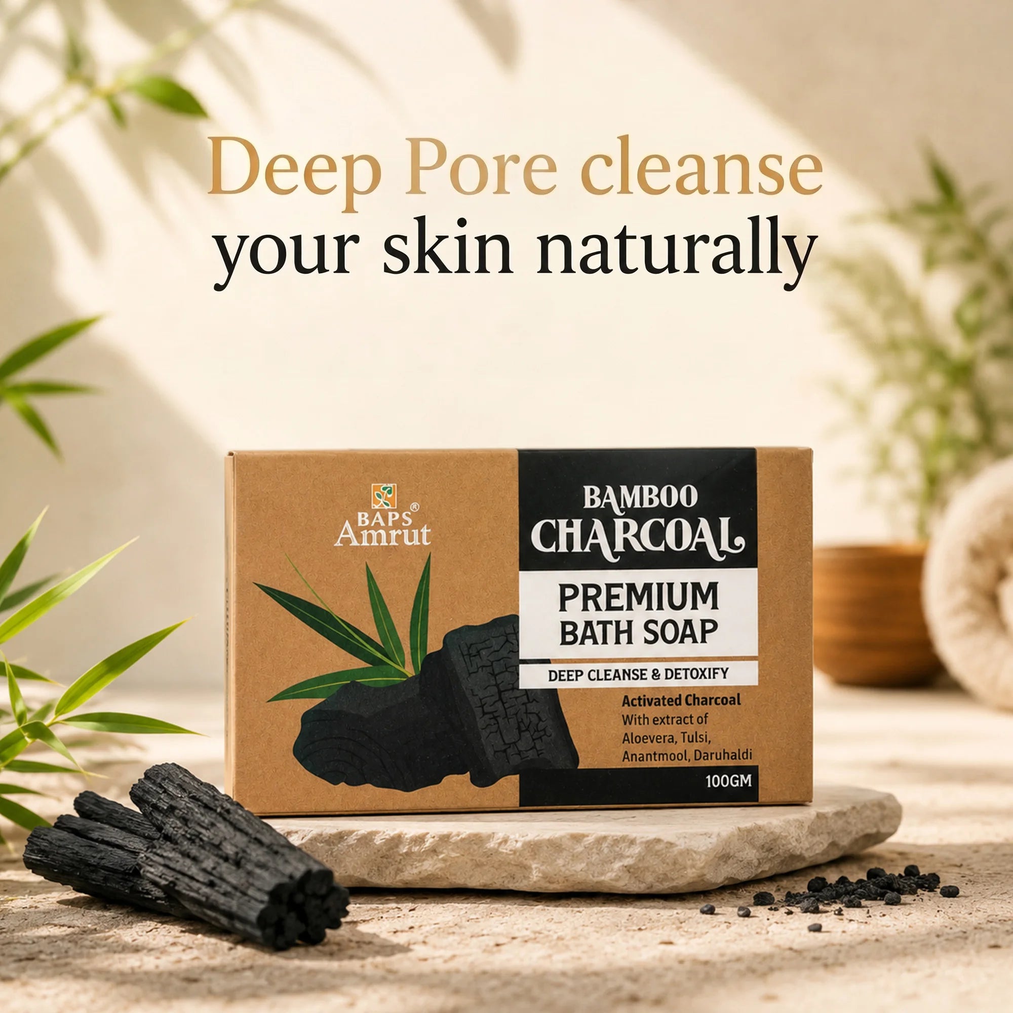 Bamboo Charcoal Soap