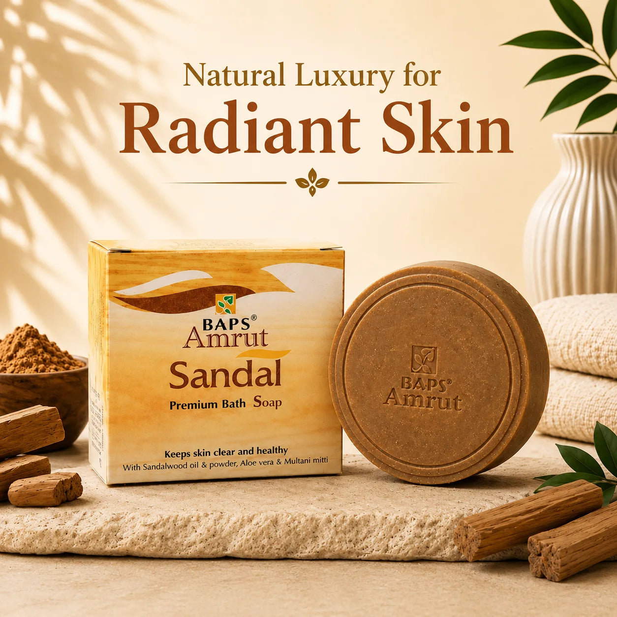 Sandal Soap (75g x 4)