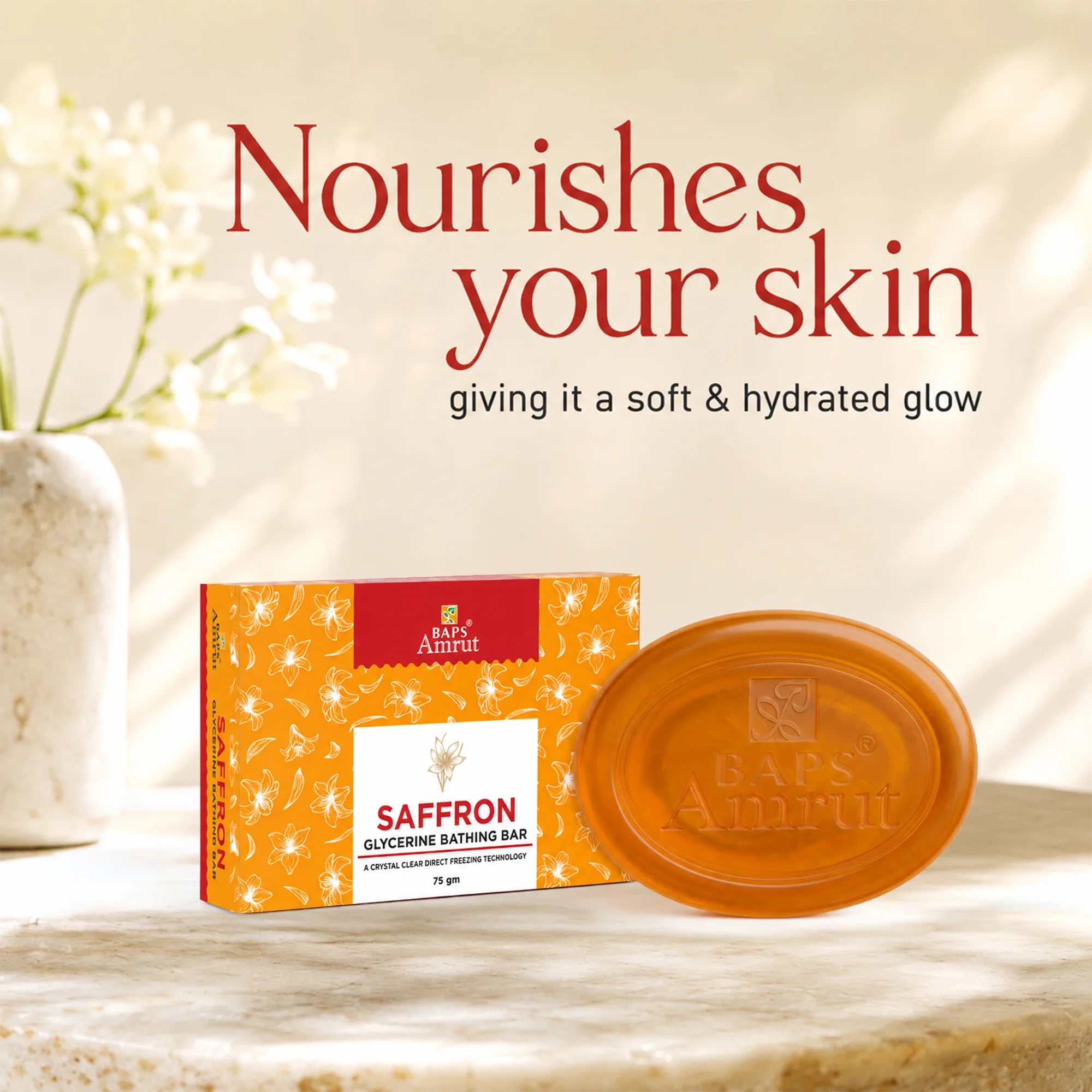 Glycerine Saffron Soap