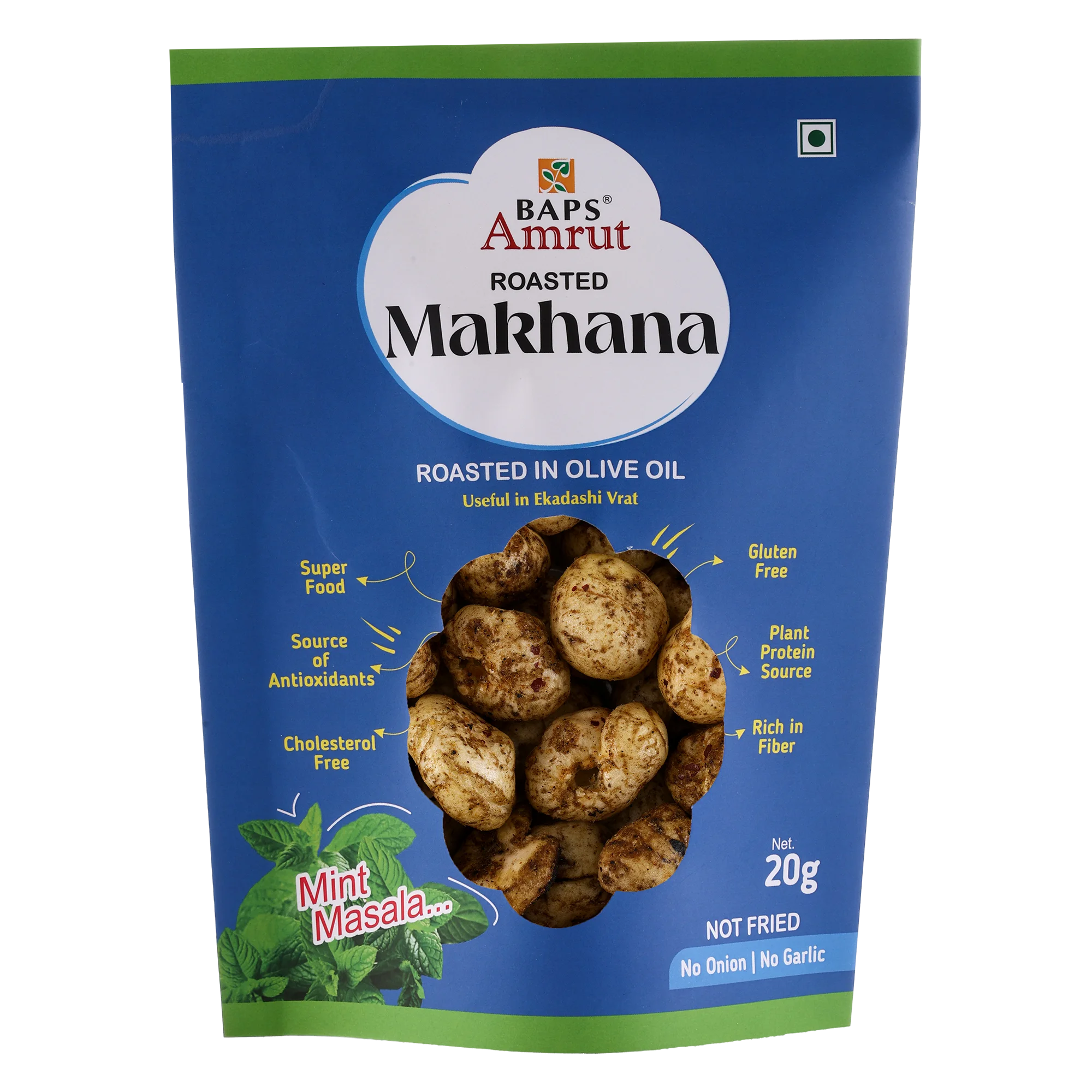 Makhana Mint Masala- Roasted Makhana Snack