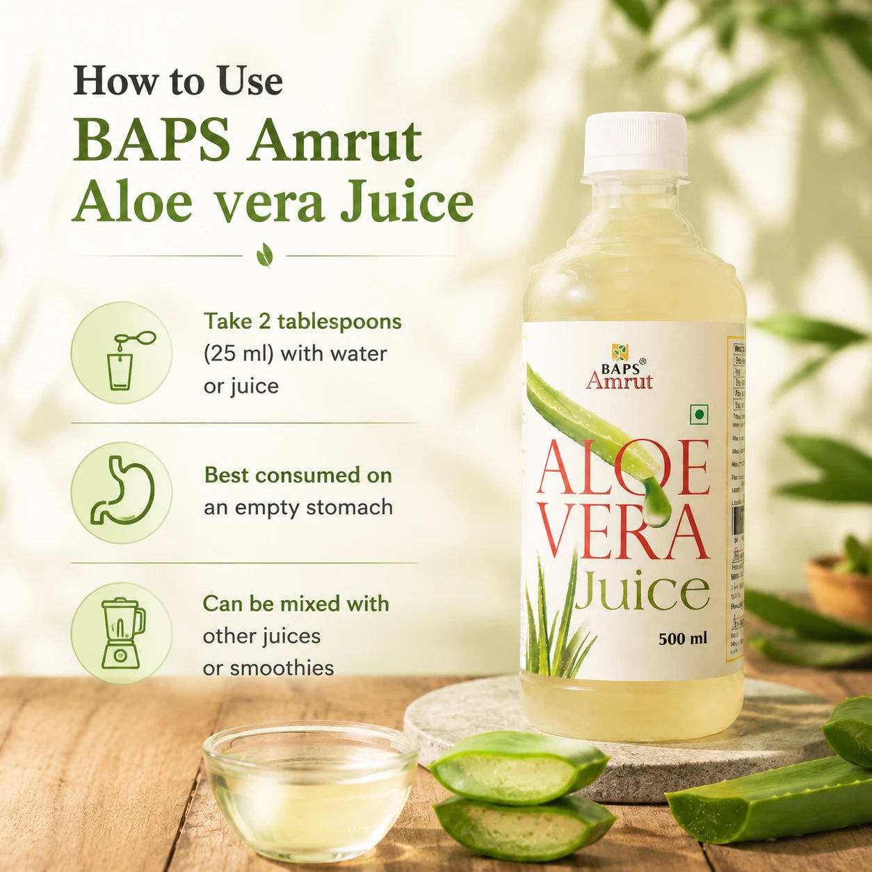Aloe Vera Juice- Daily Wellness Herbal Juice