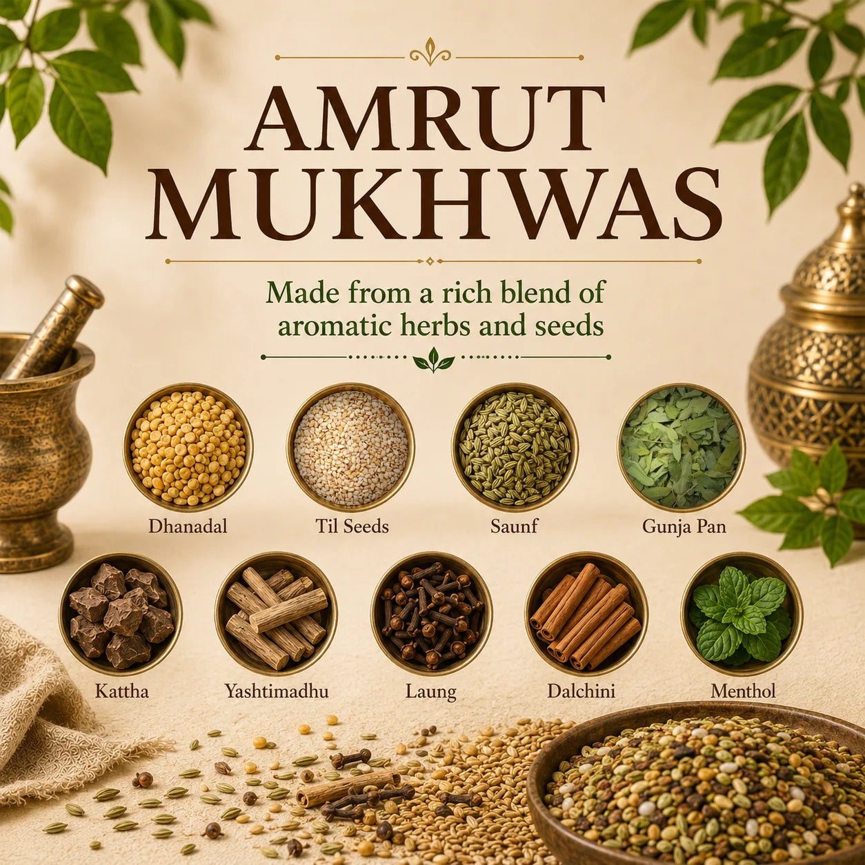 Amrut Mukhvas- Herbal Digestive Mouth Freshener