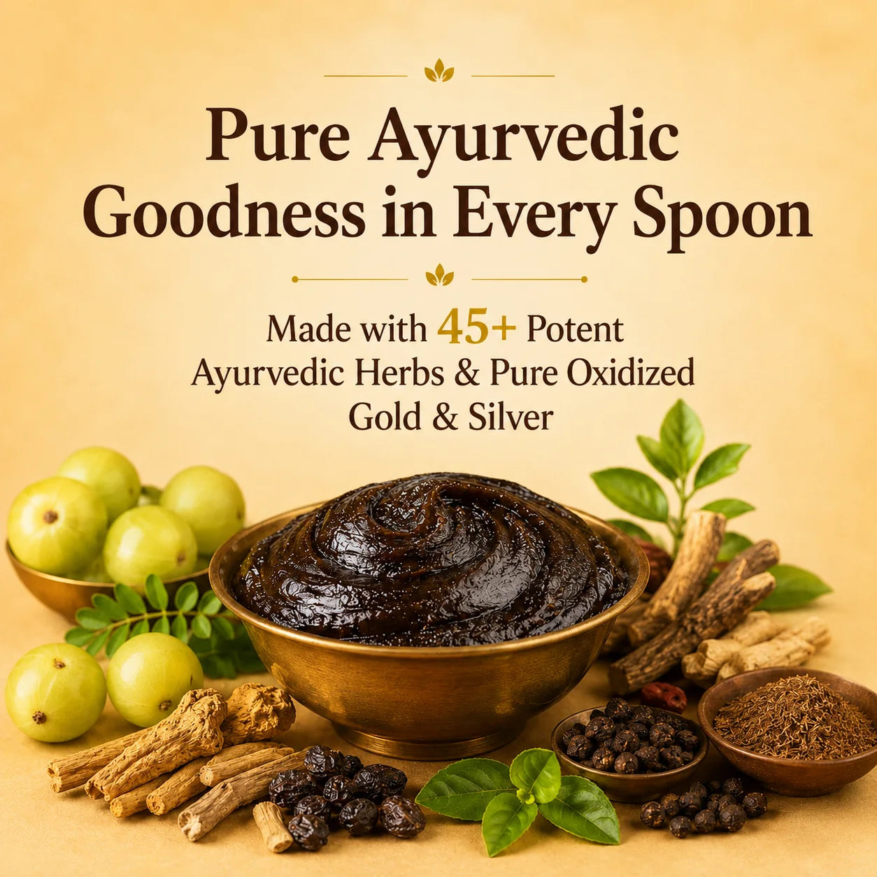 Chyawanprash Classic Gold- Ayurvedic Herbal Health Supplement