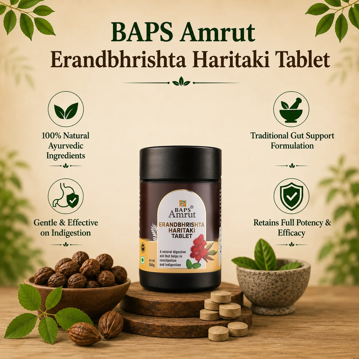 Erandbhrisht Haritaki Tablet