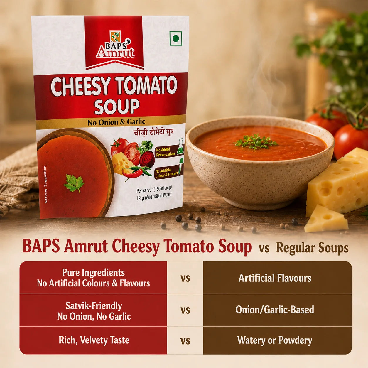 Cheesy Tomato Soup