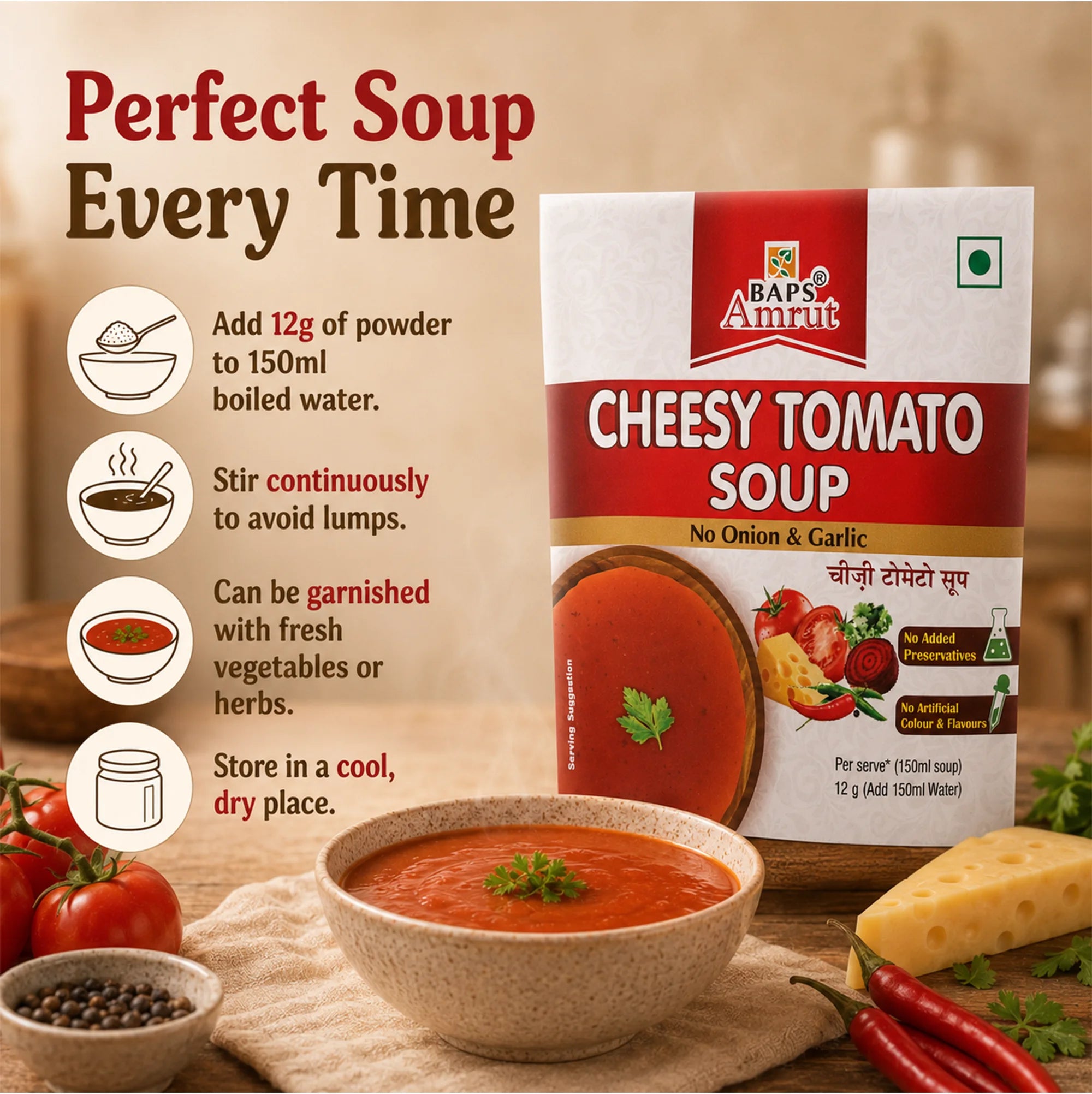 Cheesy Tomato Soup