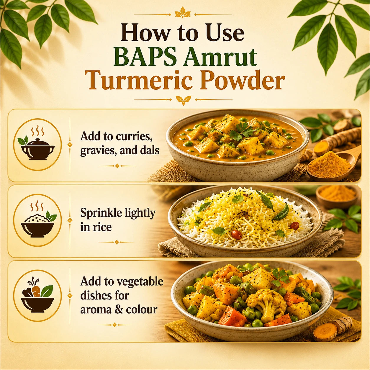Turmeric Powder- Satvik Kitchen Turmeric Spice