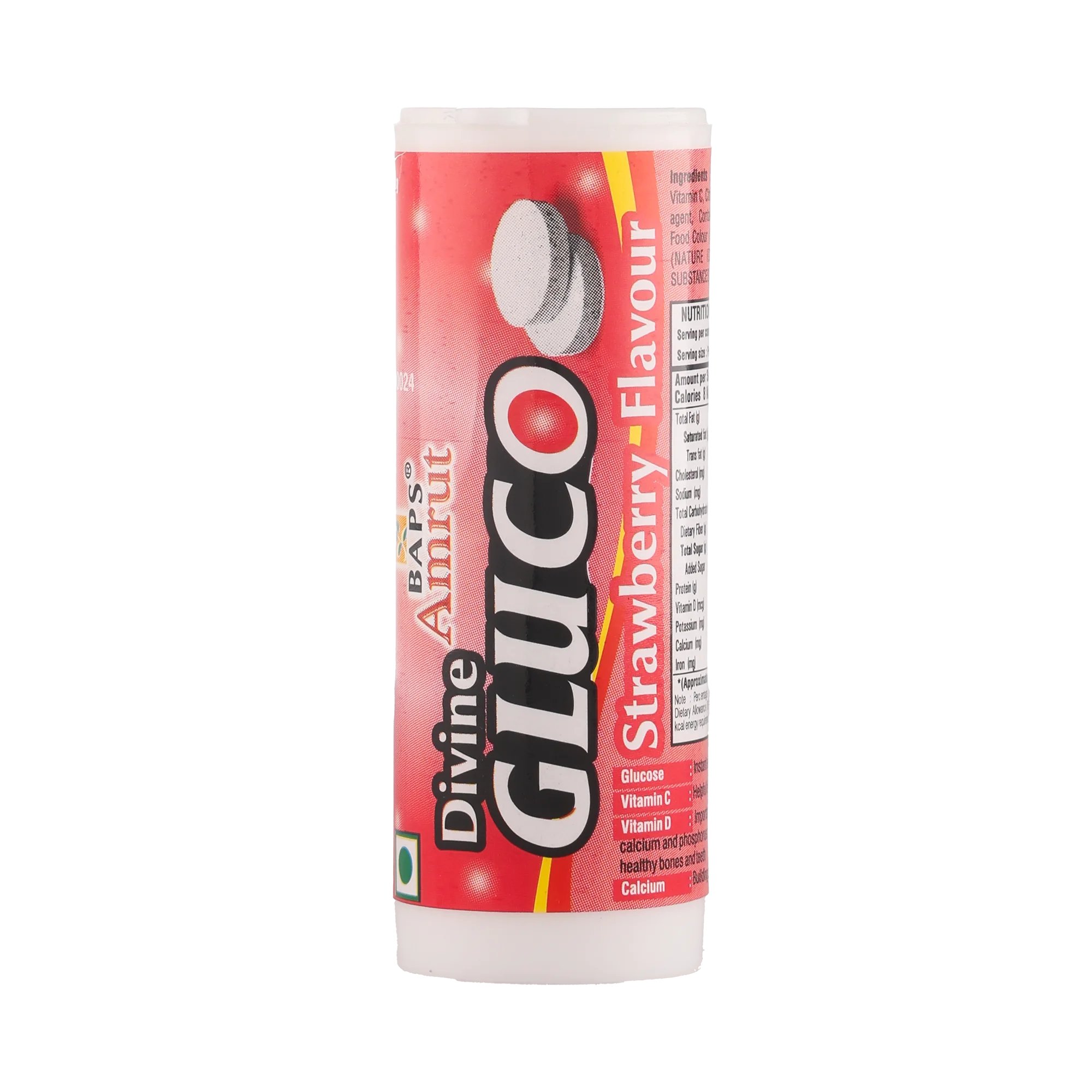Divine Gluco Strawberry Tablets