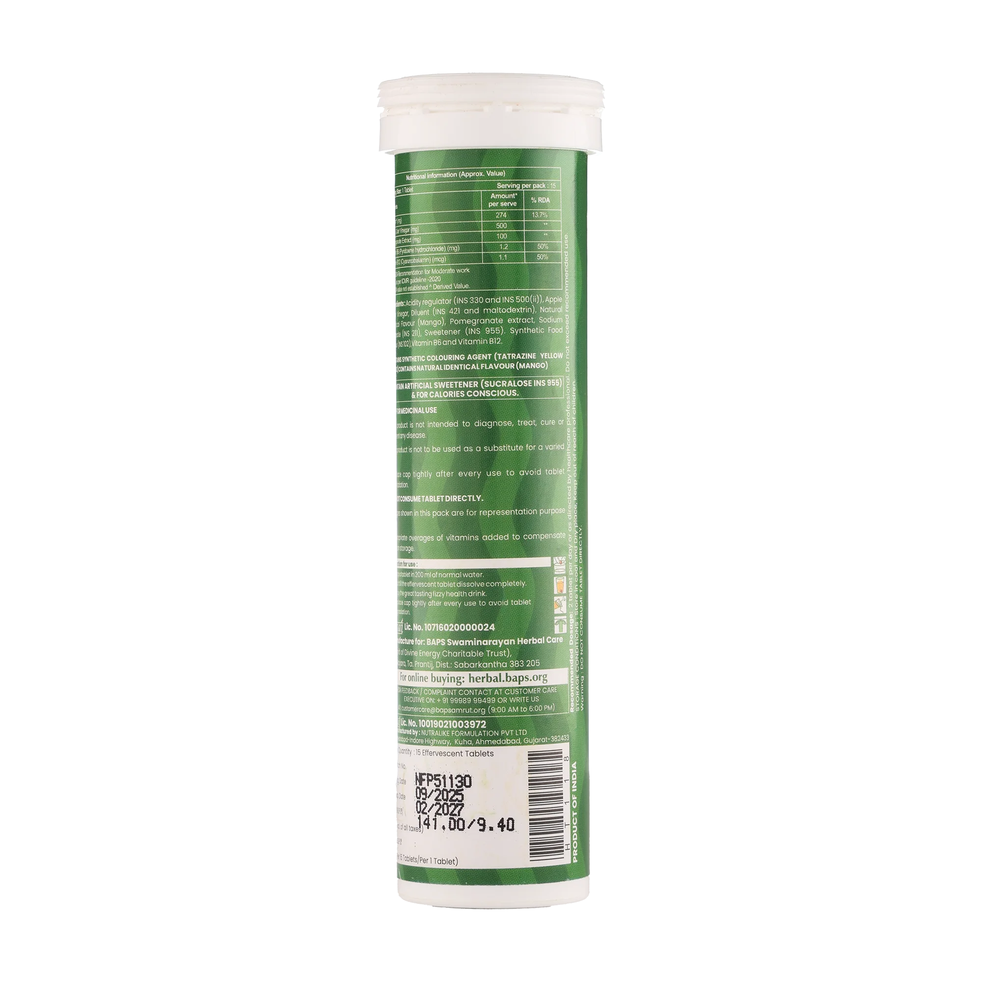 Apple Cider Effervescent Tablet