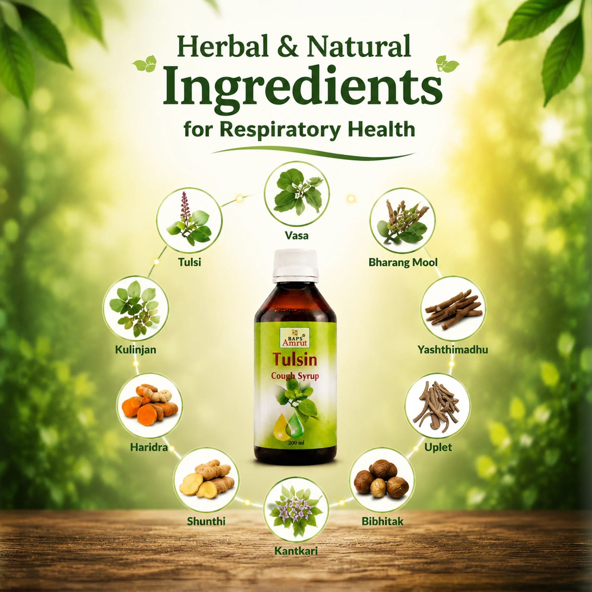 Tulsin Cough Syrup- Ayurvedic Herbal Syrup