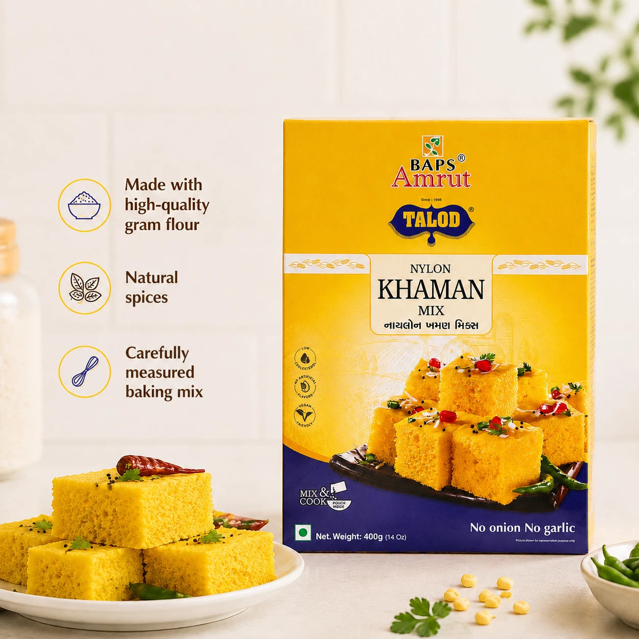 Nylon Khaman Mix- Satvik Kitchen Instant Gram Flour Snack